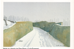 Neige au chemin de Plan-Perey (Cully-Epesses)